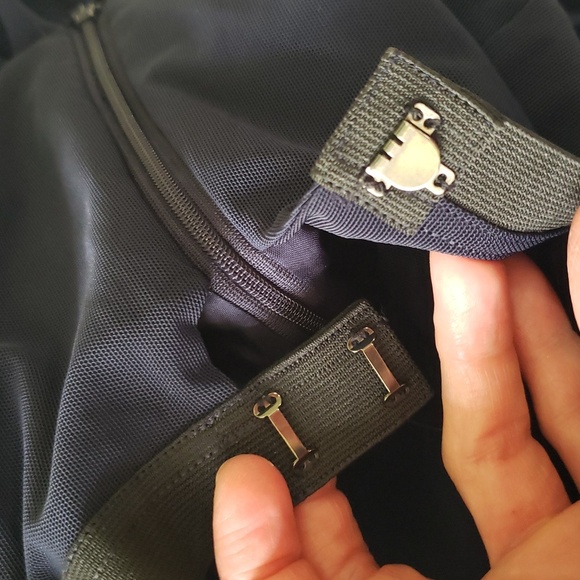 Ann Taylor Silk Strapless Maxi Dress 8 Navy Blue Tiered Layers Formal Cruise - Picture 16 of 16